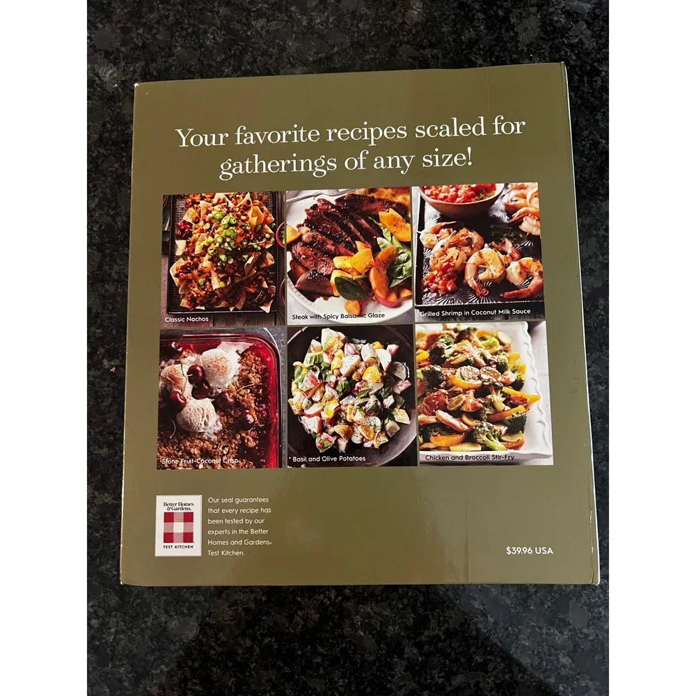Better Homes Gardens Hometown Favorites Cookbook Recipes Parties Gatherings 2017
